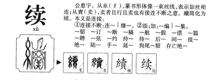 续